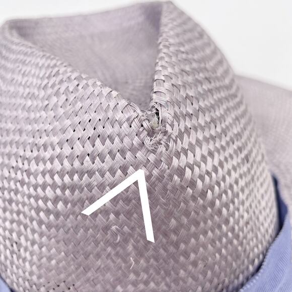 Eugenia Kim Harlow Straw Hat Fedora Lavender PurpleWide Brim Women's One Size - Picture 7 of 13